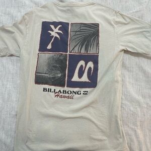 Billabong Men's Cream Graphic T-Shirt